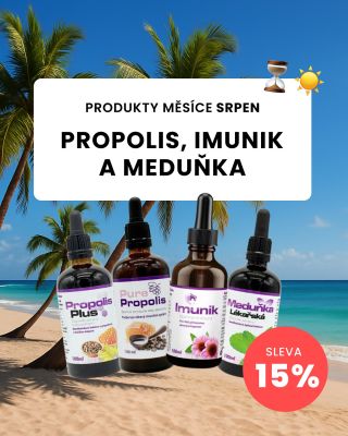 Srpen ve znamení zdraví! Připravte se na podzim s předstihem🤎 Všechny tinktury naší výroby nyní zakoupíte s 15% slevou💡...