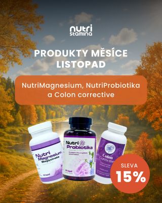 🌟 Produkty měsíce listopad – nyní se slevou 15 %! 🌟 Podpořte své zdraví komplexně díky výhodné listopadové nabídce. V...