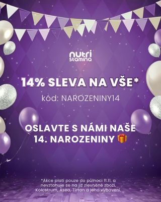 🎉 Slavíme 14. narozeniny! 🎉 Děkujeme, že jste s námi už 14 let – bez vás bychom tu nebyli 💜 A protože narozeniny jsou od...